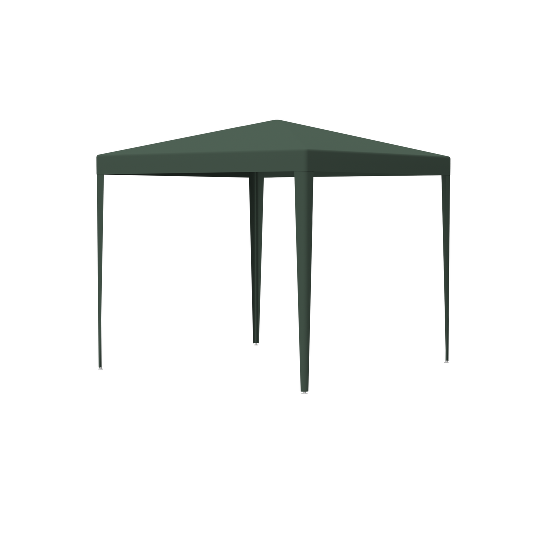 10'X10' Party Tent Outdoor Heavy Duty Gazebo Wedding Canopy 4 Removable Walls ,Green Green Steel