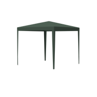 10'X10' Party Tent Outdoor Heavy Duty Gazebo Wedding Canopy 4 Removable Walls ,Green Green Steel