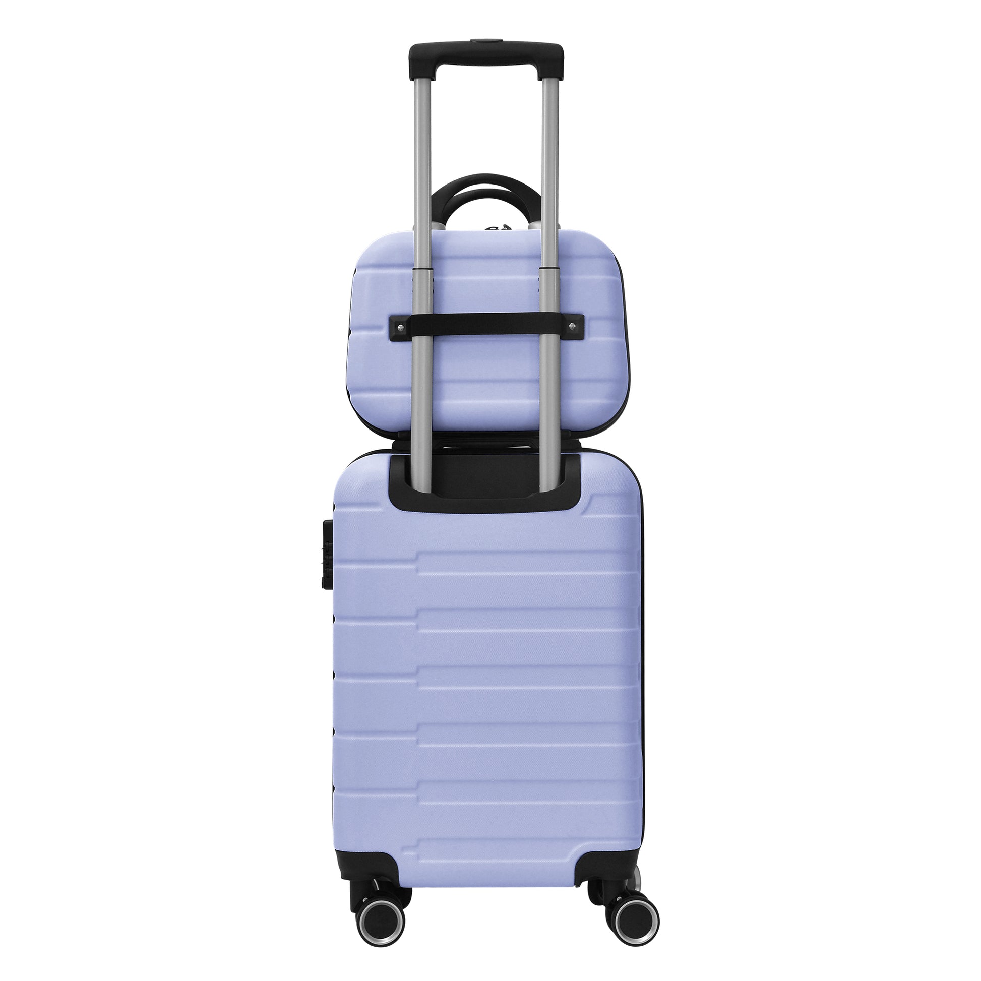 4 Piece Hard Shell Luggage Set,Carry On Suitcase With Spinner Wheels,Family Luggage Set,Lavender Purple 12 20 24 28In Lavender Purple Abs