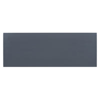 Modern Sleek Console Table Two Drawers With Stripe Design For Living Room And Entryway Grey Grey Mdf