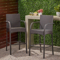 Cascada Kd Barstool Chair Brown Rattan