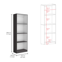 Poole 3 Piece Home Bookcase Set, 67" Wide With 12 Shelves And 2 Door Cabinetliving Room Set Matt Gray White Multicolor Particle Board