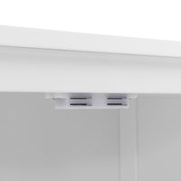 Bathroom Storage Cabinet, Cabinet With Two Doors And Drawers, Adjustable Shelf, Mdf Board, White White Mdf