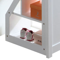 White Twin Loft Bed With Built In Desk And Chest White White Wood