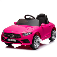 12V Kids Ride On Car W Parents Remote Control,Licensed Mercedes Benz Cls 350 For Kids,Four Wheel Suspension,Power Display,Music,Volume Control,Led Lights,Mp3,Usb Sd For Kids 37 95 Months. Pink 50 99