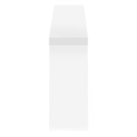 Accent Table, Console, Entryway, Narrow, Sofa, Living Room, Bedroom, White Laminate, Contemporary, Modern White Engineered Wood