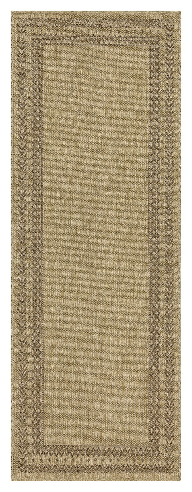 Earth Gc Ntl1007 Jute Mocha 5 Ft. 3 In. X 7 Ft. 3 In. Indoor Outdoor Area Rug Natural & Light Brown Polyester Polypropylene