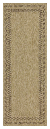 Earth Gc Ntl1007 Jute Mocha 5 Ft. 3 In. X 7 Ft. 3 In. Indoor Outdoor Area Rug Natural & Light Brown Polyester Polypropylene