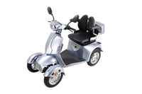 Fastest Mobility Scooter With Four Wheels For Adults & Seniors Silver Abs Pc