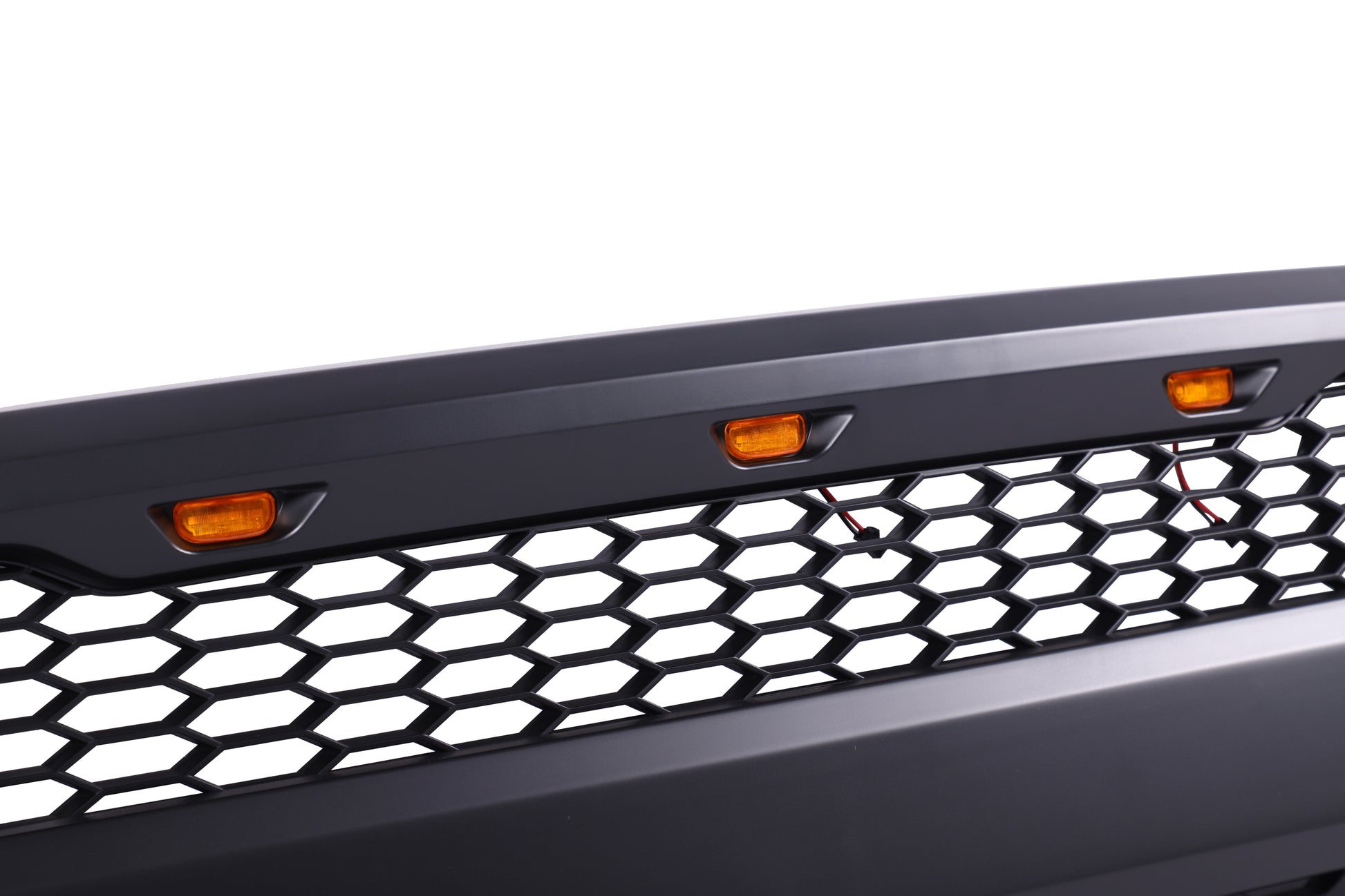 Grille For 2004 2008 Ford F150 With Led Lights Black Abs