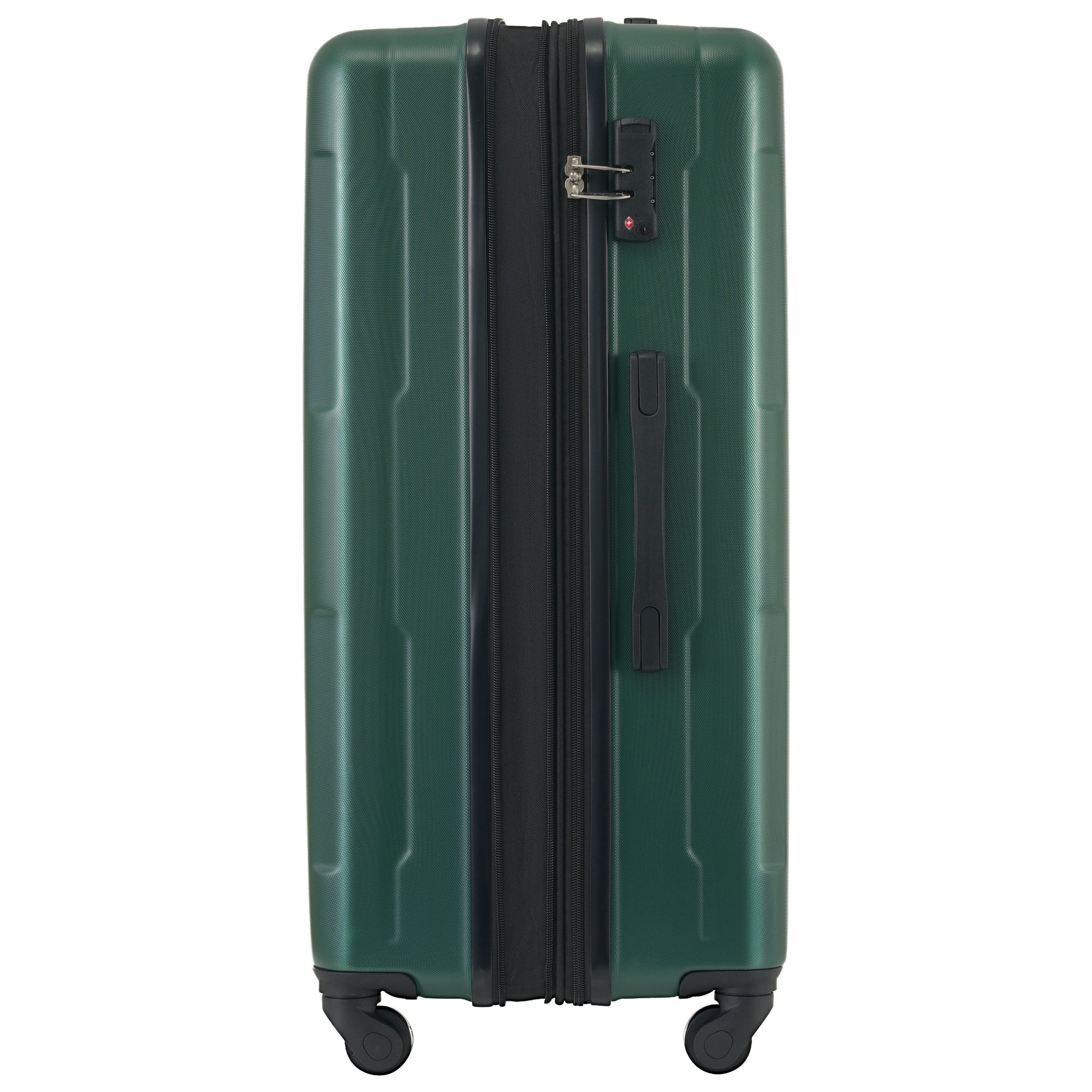 2 Piece Luggage Set With Bags Expanable Spinner Wheels Abs Lightweight Suitcase With Tsa Lock 20Inch 28Inch Green Abs