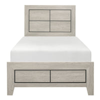 Modern Contemporary Light Brown Finish 1Pc Twin Bed Wooden Bedroom Furniture Box Spring Required Twin Light Brown Wood Bedroom Contemporary,Modern Wood