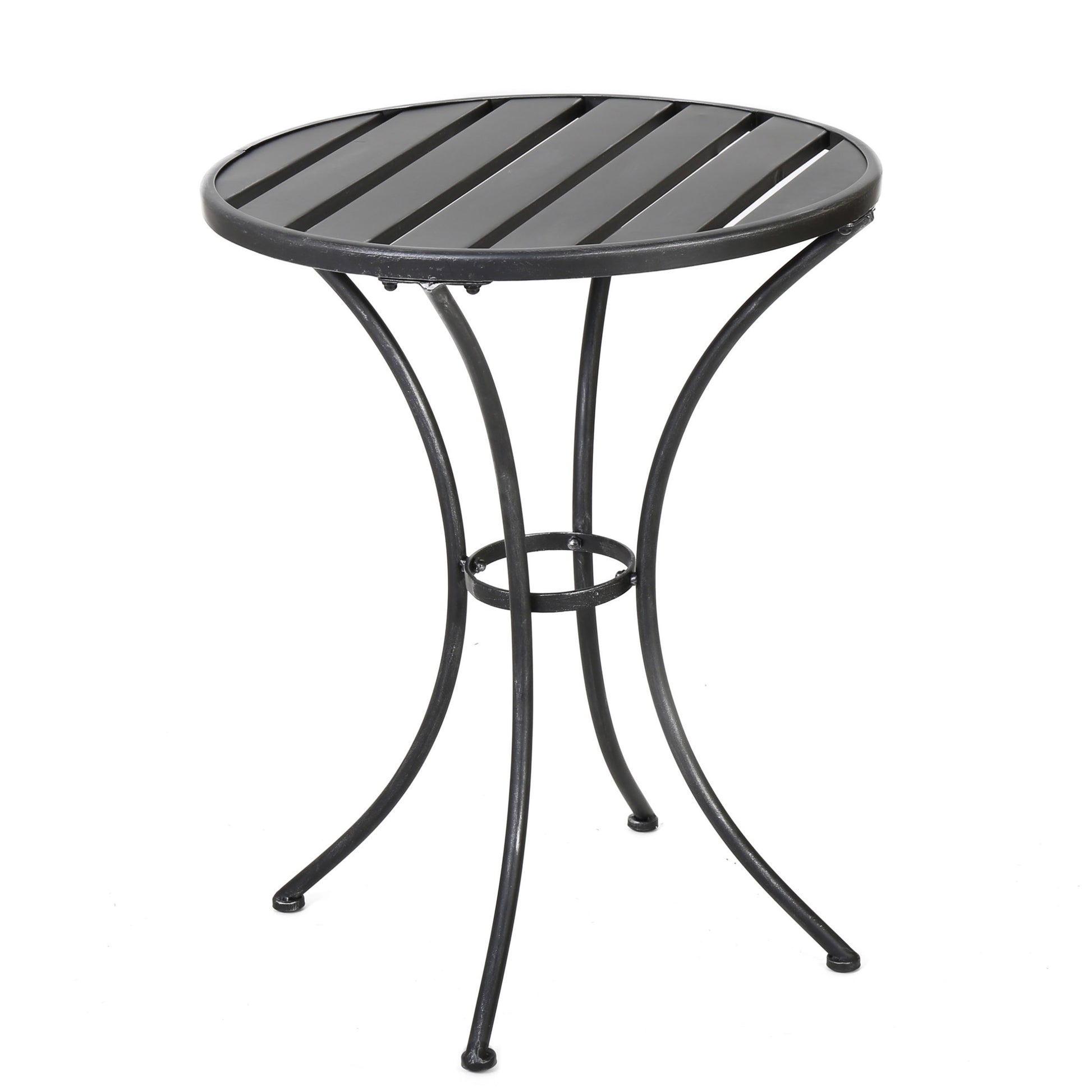 Colmar 3 Pc Kd Metal Set Black Silver Iron