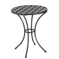 Colmar 3 Pc Kd Metal Set Black Silver Iron
