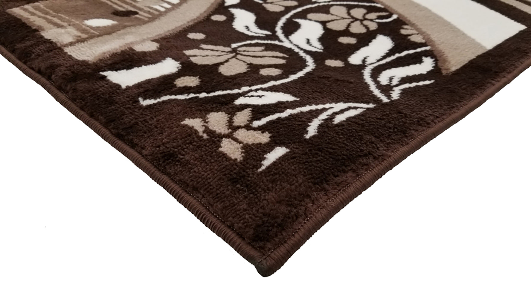 Jersey Area Rugs, Carpets For Livingroom, 7X10 Area Rugs ,1843 Brown Rectangle 8&10 Brown Contemporary Abstract Polypropylene