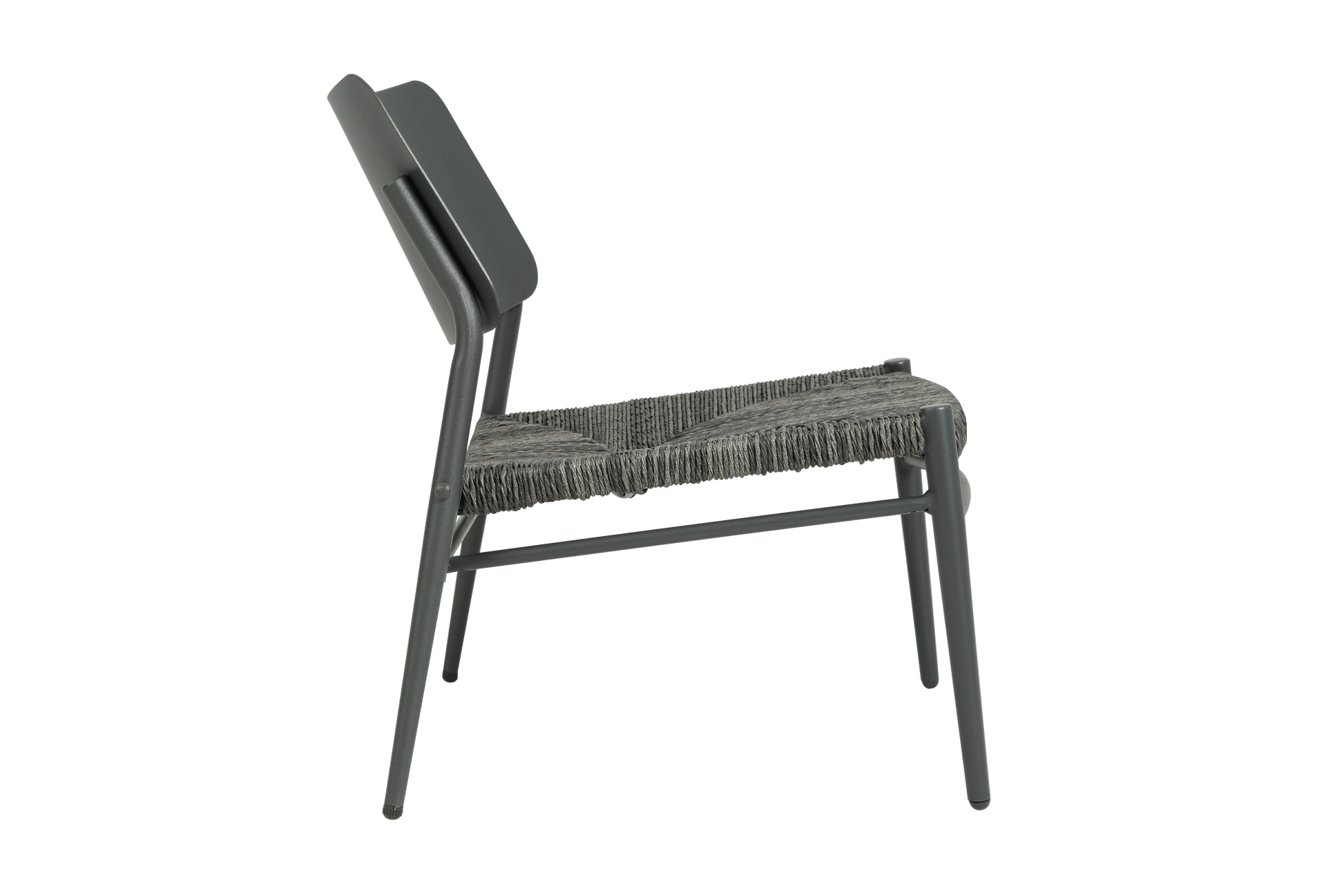 Aluminium 3 Piece Patio Set Bistro Table And Chairs Setbackyard, Garden, Living Room, Light Gray Grey Steel