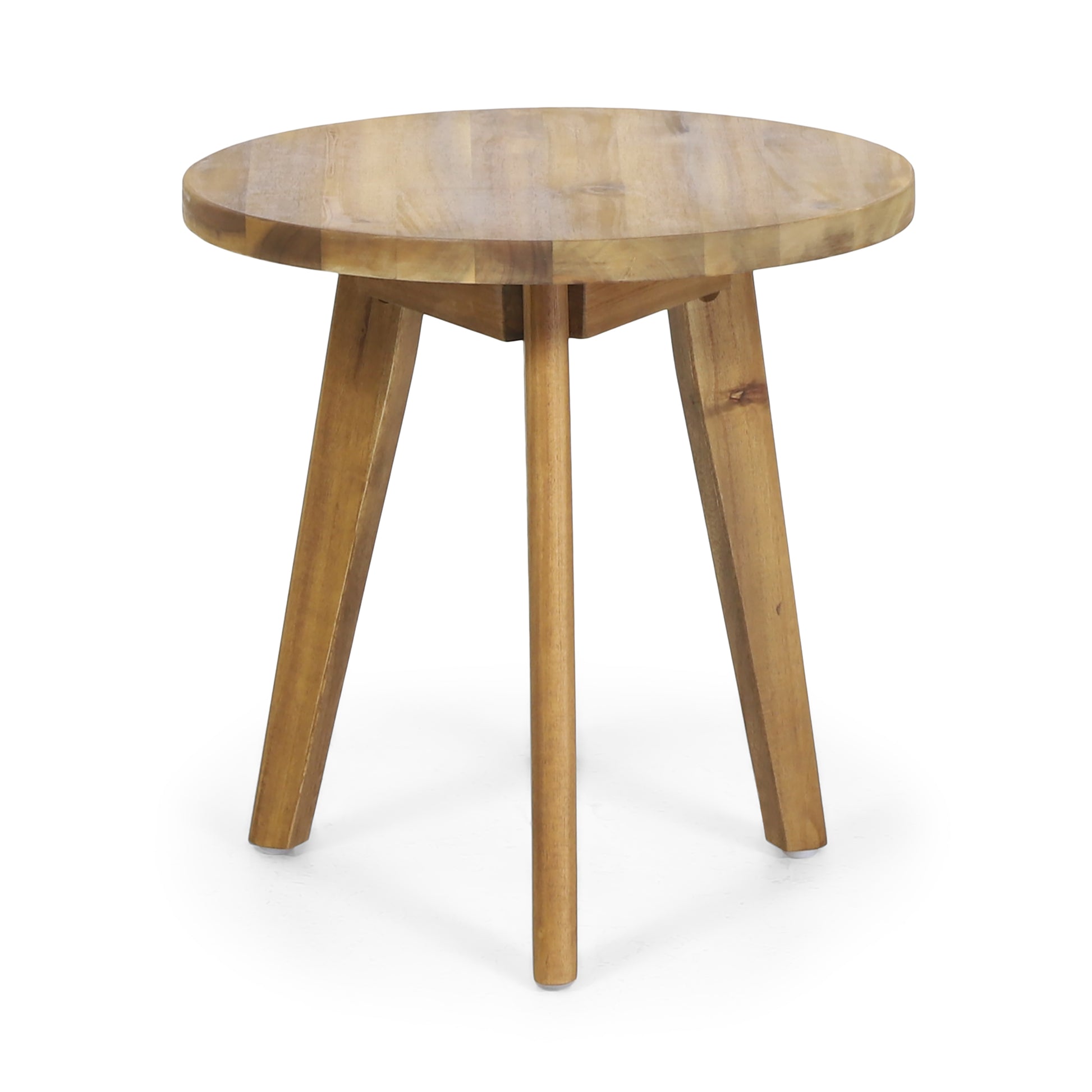 Marina Side Table Natural Stained Acacia Wood