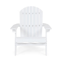 Malibu Adirondack Chair White Acacia Wood