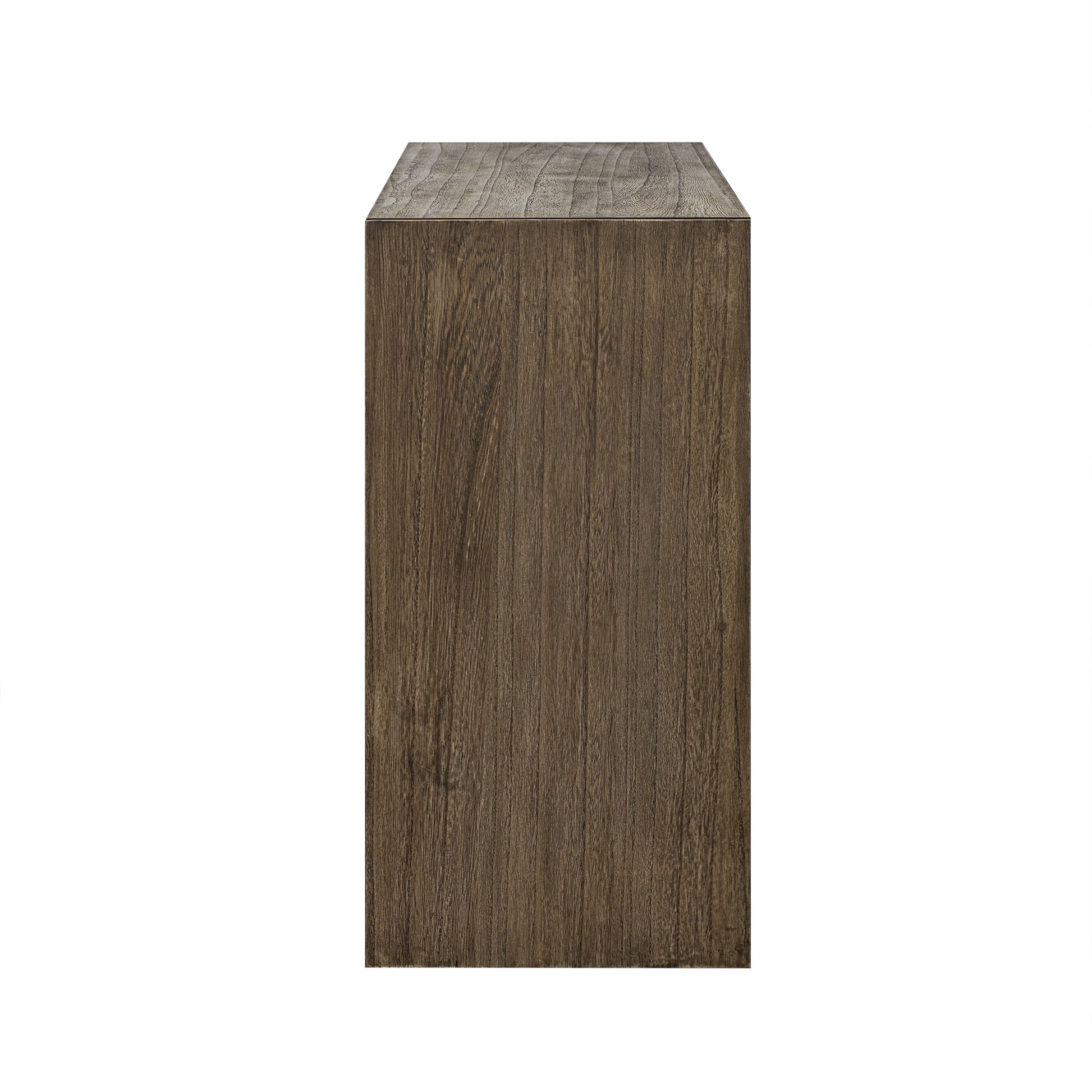 Modern Style Console Table Made Of Paulownia Solid Wood Veneer,Suitable For Foyer, Living Room, Or Entryway. Natural Mdf