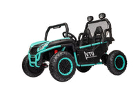 24 Volt Ride On Toys With Remote, Metal Frame Electric Powered Off Road Utv With 2 Xl Seater, 4X200W 5Mph Max, 4Wd 2Wd Switchable, 3 Speeds, Bluetooth, Storage,Green Green Abs