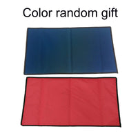 Folding Wagon Garden Shopping Beach Cart Red Red Metal