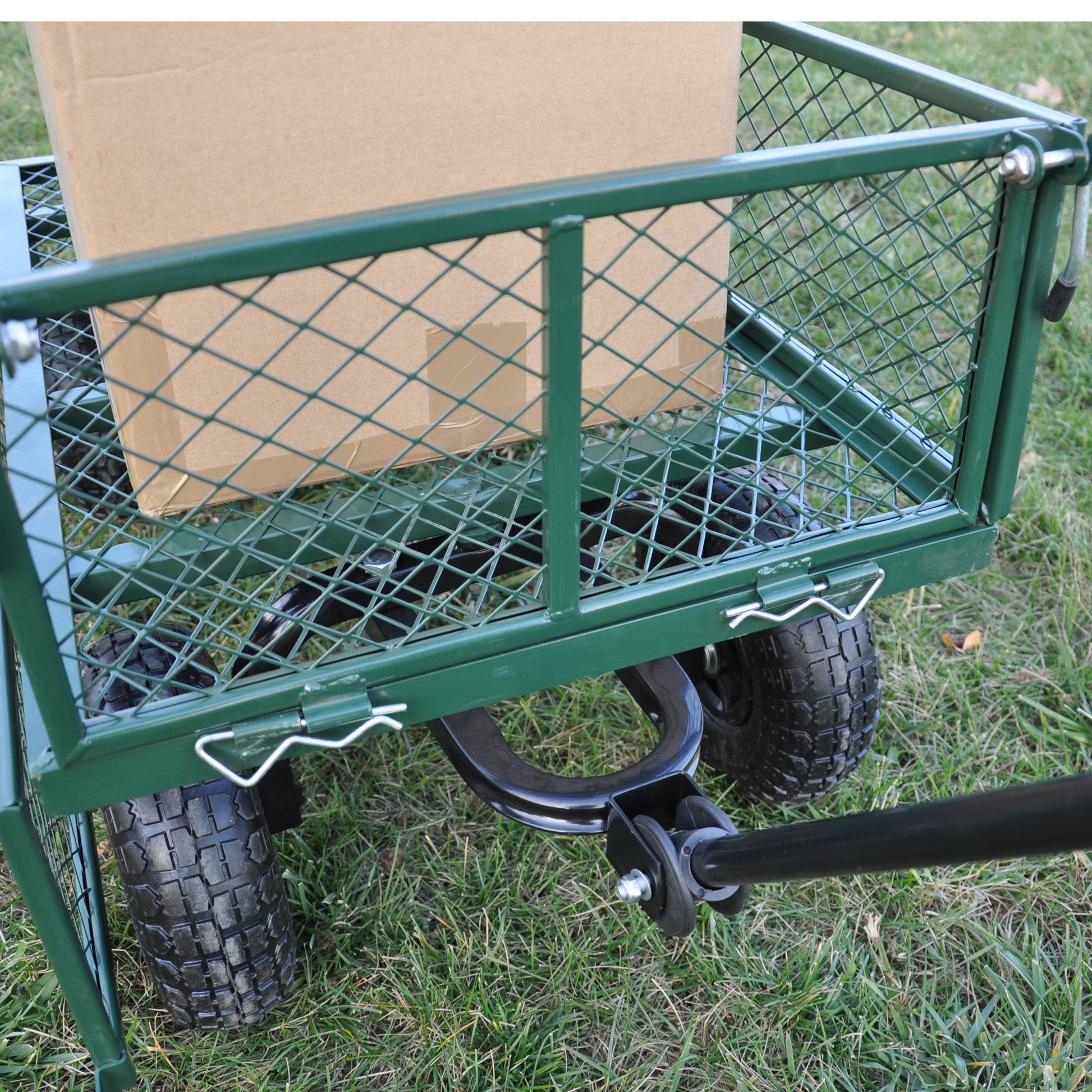 Wagon Cart Garden Cart Trucks Make It Easier To Transport Firewood Green Green Metal