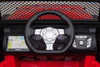 Jeep Double Drive Children Ride On Car With 40W*2 12V7Ah*1 Battery,Parent Remote Controlfoot Pedal Black Plastic