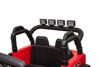 Jeep Double Drive Children Ride On Car With 40W*2 12V7Ah*1 Battery,Parent Remote Controlfoot Pedal Black Plastic