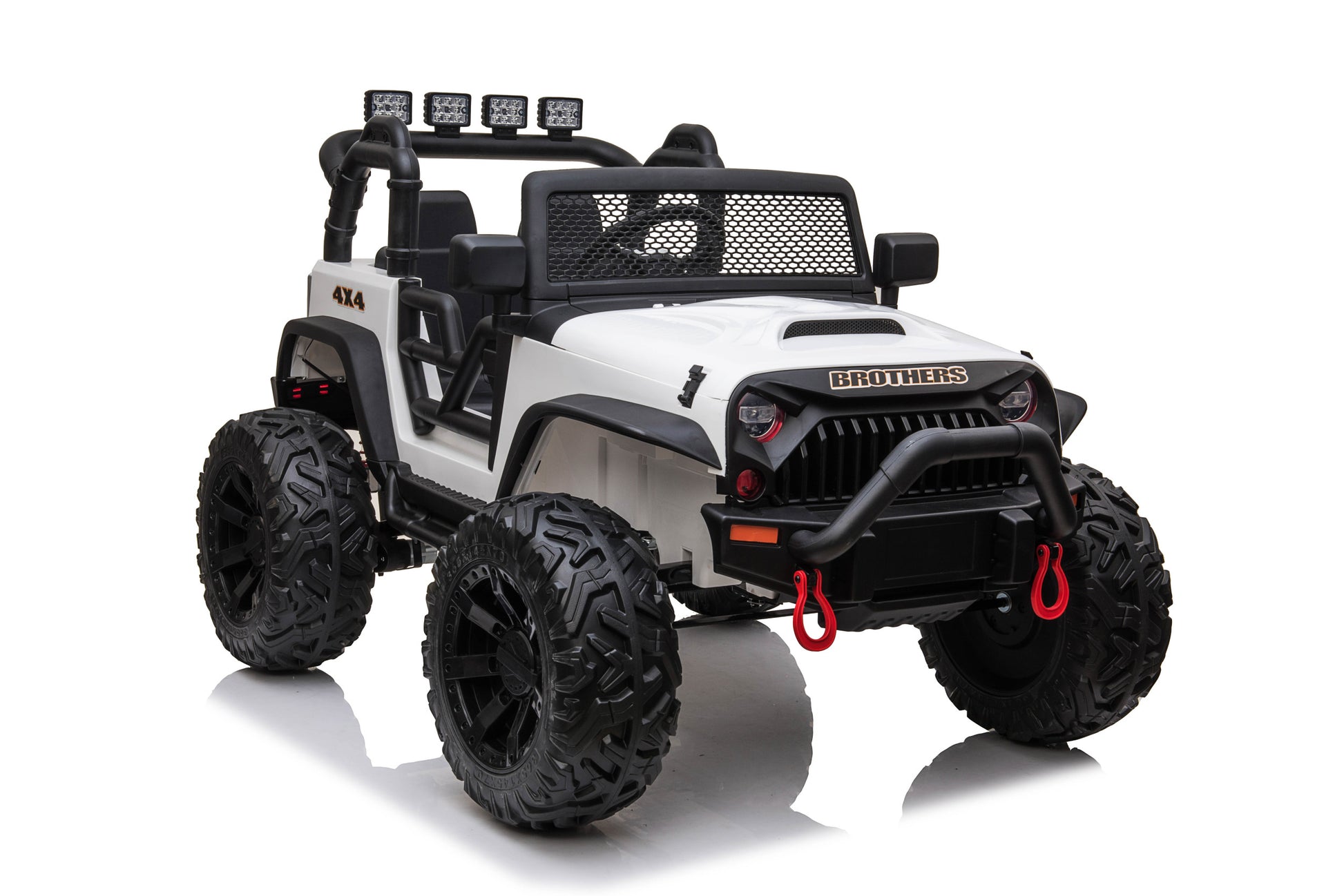Jeep White White Plastic