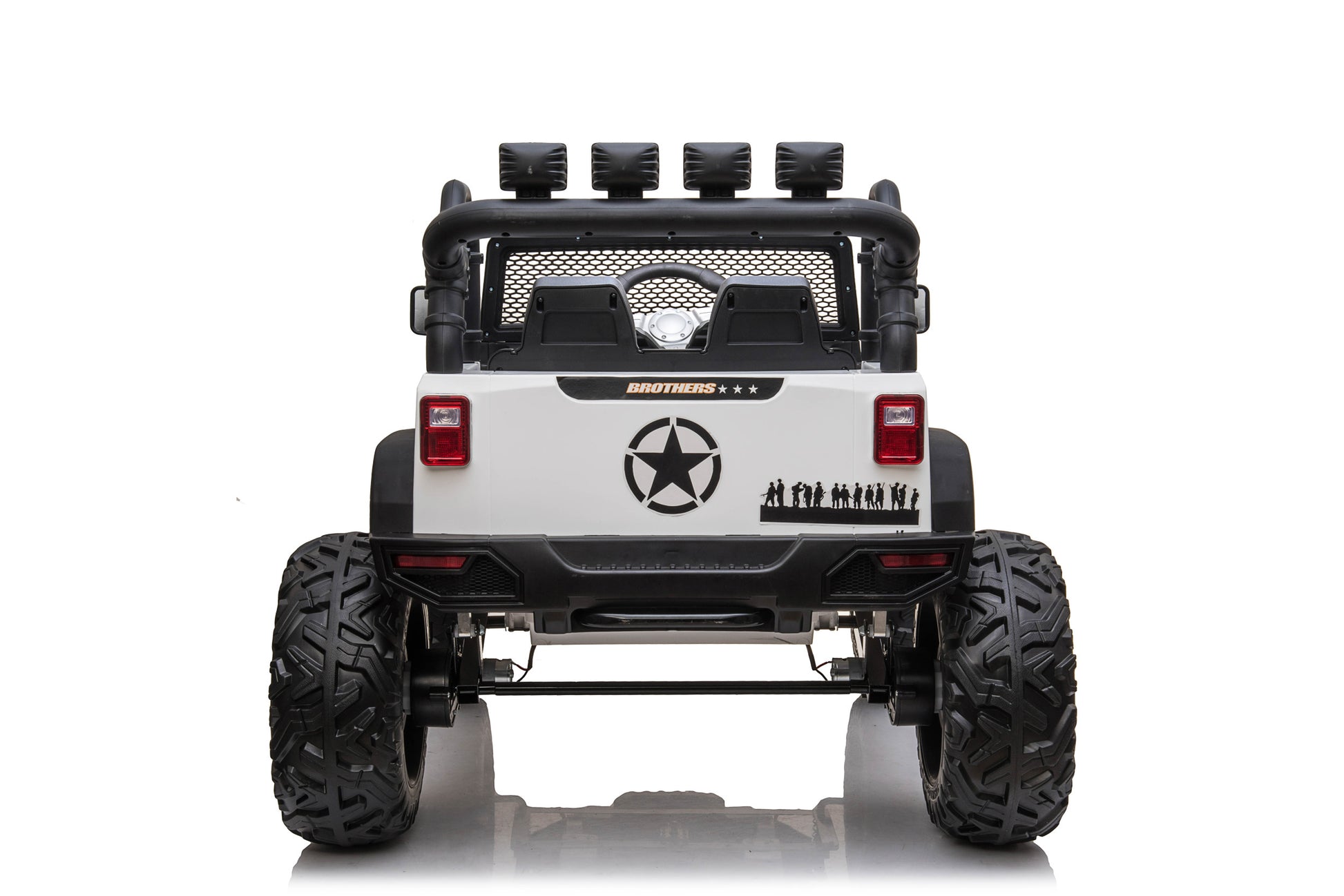 Jeep White White Plastic