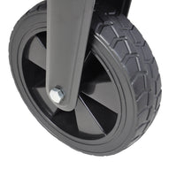 Mini Folding Wagon Garden Shopping Beach Cart Black Blue Black Steel