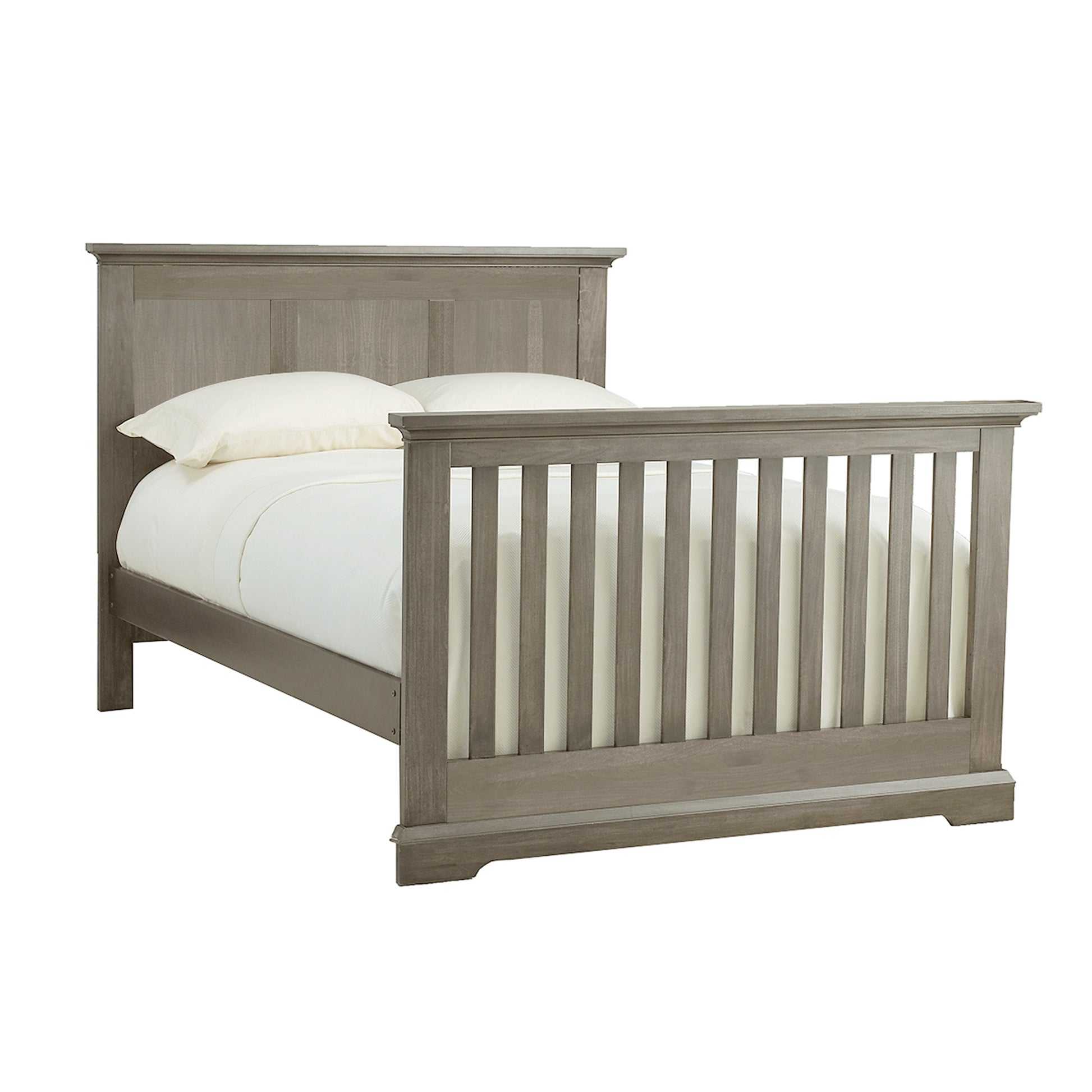 Jackson 4 In 1 Convertible Crib Ash Gray Gray Solid Wood