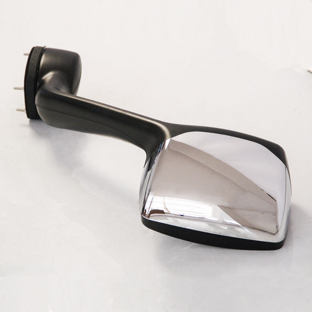 Chrome Hood Mirrors Pair For Kenworth T680 Peterbilt 579 587 W Mounting Kit Left And Right Side Chrome Abs