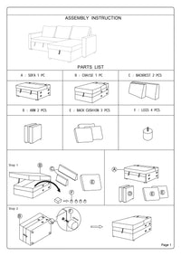 Convertible Sectional Sofa Ash Black Pull Out Bed Couch Storage Chaise Reversible Sectionals Living Room Furniture Lounge Black Primary Living Space Cushion Back Contemporary,Modern L Shaped Square Arms Plywood 4 Seat