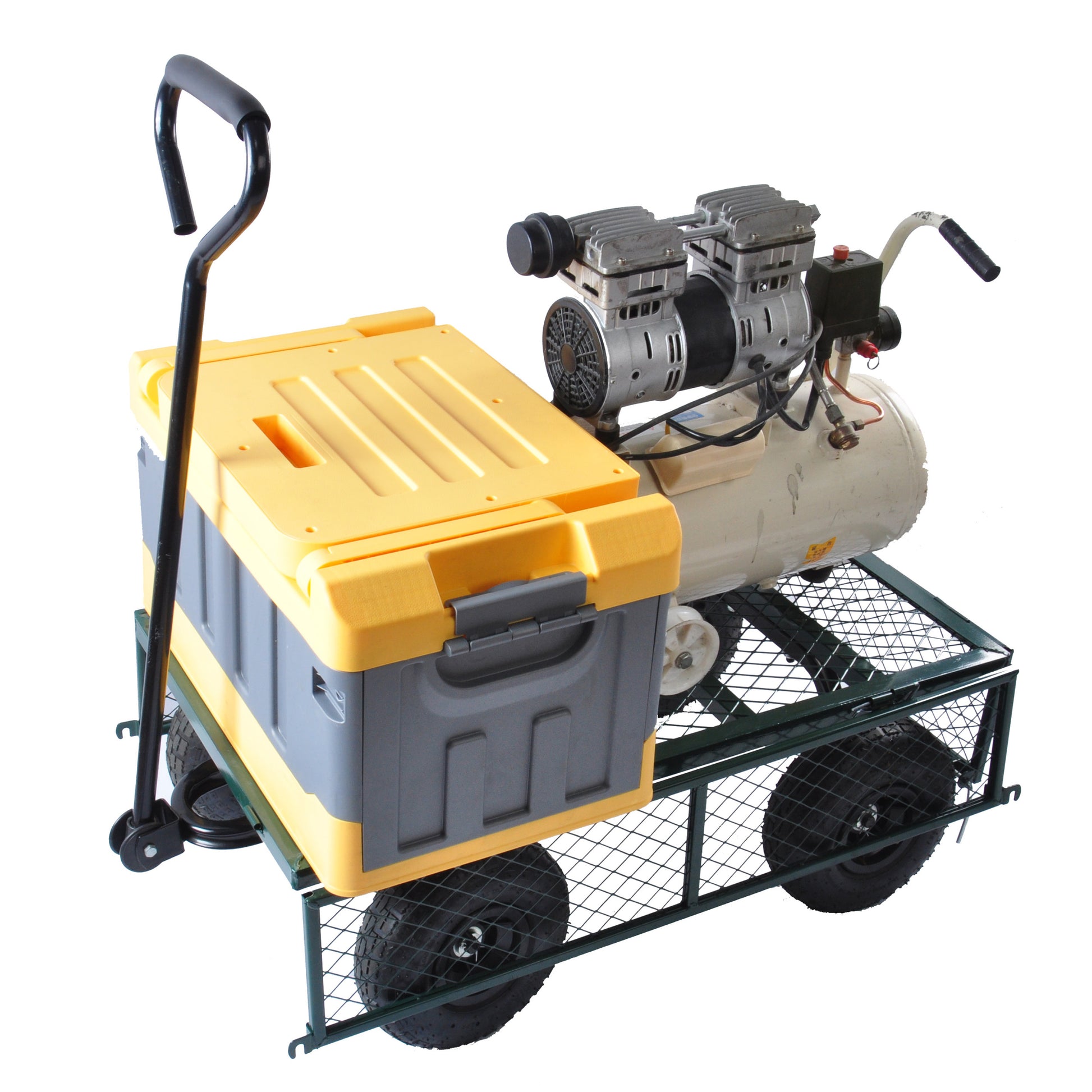 Wagon Cart Garden Cart Trucks Make It Easier To Transport Firewood Green Green Metal
