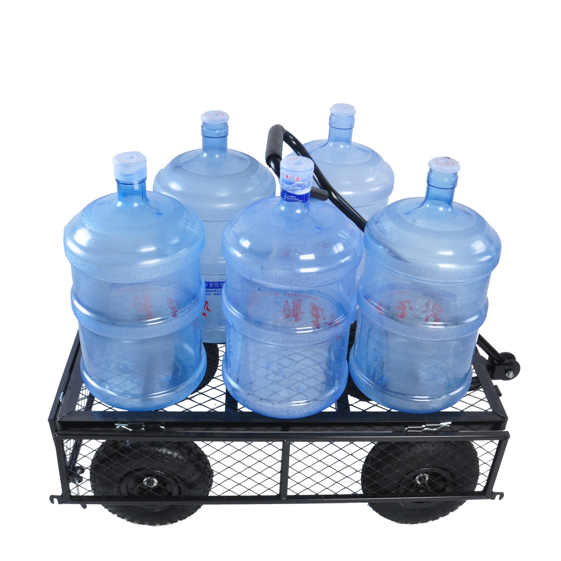 Wagon Cart Garden Cart Trucks Make It Easier To Transport Firewood Tc1840Bkg Black Metal