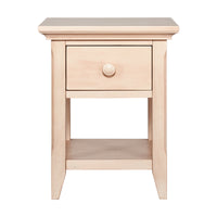 Overland Nightstand Sandstone Desert Sand Solid Wood