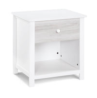 Connelly Nightstand White Rockport Gray White Solid Wood