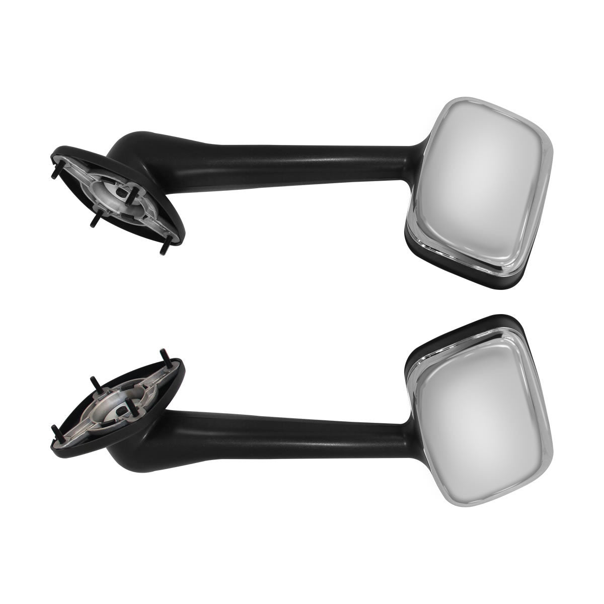 For Freightliner Cascadia 2008 2016 Hood Mirrors Chrome Lh Rh Side Pair Chrome Plastic