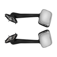 For Freightliner Cascadia 2008 2016 Hood Mirrors Chrome Lh Rh Side Pair Chrome Plastic