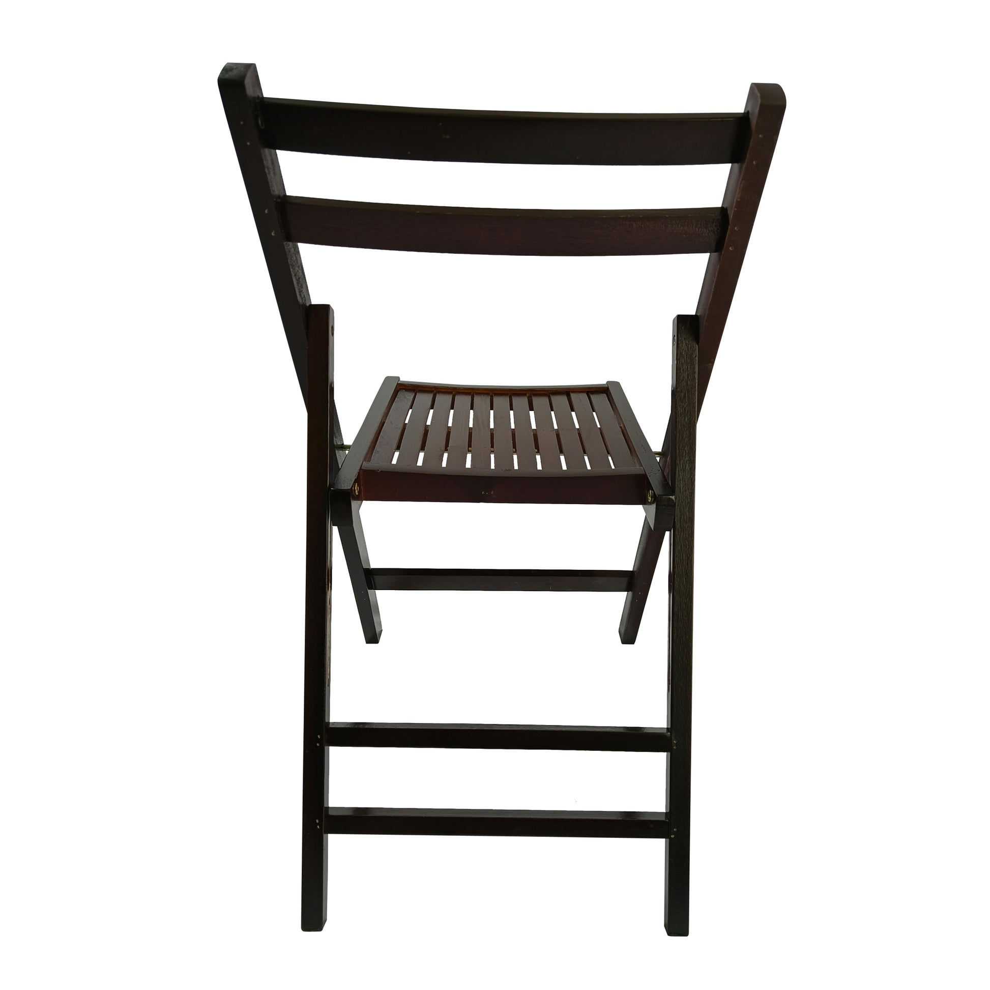 Furniture Slatted Wood Folding Special Event Chair Cherry, Set Of 4, Folding Chair, Foldable Style Cherry Solid Wood