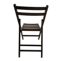 Furniture Slatted Wood Folding Special Event Chair Cherry, Set Of 4, Folding Chair, Foldable Style Cherry Solid Wood