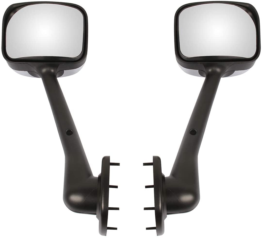 For Freightliner Cascadia 2008 2016 Hood Mirrors Chrome Lh Rh Side Pair Chrome Plastic