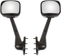 For Freightliner Cascadia 2008 2016 Hood Mirrors Chrome Lh Rh Side Pair Chrome Plastic