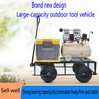Wagon Cart Garden Cart Trucks Make It Easier To Transport Firewood Green Green Metal