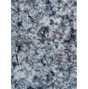 Lily Luxury Chinchilla Faux Fur Rectangular Area Rug Gray Polyester