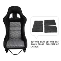 Racing Buket Seat Black Fiberglass