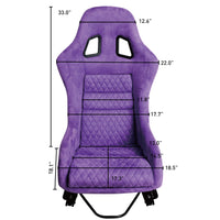 Racing Seat Purple Fiberglass