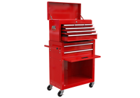High Capacity Rolling Tool Chest With Wheels And Drawers, 8 Drawer Tool Storage Cabinet Red Red Steel