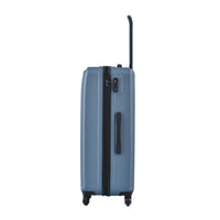 3 Piece Luggage Sets Abs Lightweight Suitcase With Two Hooks, Spinner Wheels, Tsa Lock, 20 24 28 Blue Blue Abs